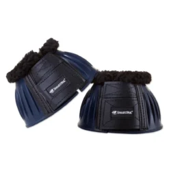 SmartPak Classic Fleece Top Bell Boots -Ovatio Horse Shop 33393 navy 1
