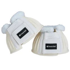 SmartPak Classic Fleece Top Bell Boots -Ovatio Horse Shop 33393 white 5491