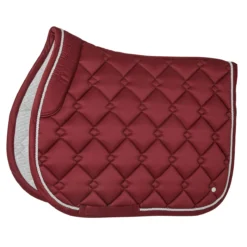 SmartPak Luxe Collection AP Saddle Pad -Ovatio Horse Shop 33396 deeppassionred 5948