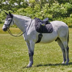 SmartPak Luxe Collection Dressage Saddle Pad -Ovatio Horse Shop 33397 33487 black 8456