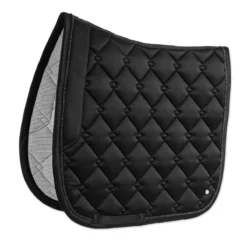 SmartPak Luxe Collection Dressage Saddle Pad -Ovatio Horse Shop 33397 black 2
