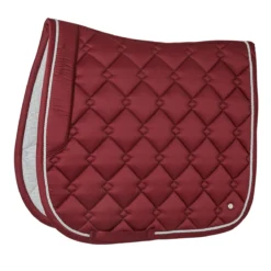 SmartPak Luxe Collection Dressage Saddle Pad -Ovatio Horse Shop 33397 deeppassionred 5946