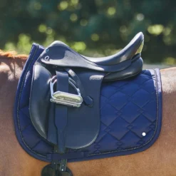 SmartPak Luxe Collection Dressage Saddle Pad -Ovatio Horse Shop 33397 navy 8901