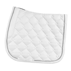 SmartPak Luxe Collection Dressage Saddle Pad -Ovatio Horse Shop 33397 white 1