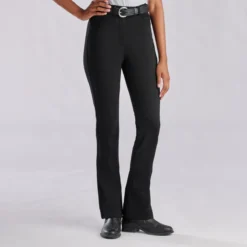 Piper Knit High-Rise Boot Cut Breeches By SmartPak - Knee Patch 16 Piper Knit High-Rise Boot Cut Breeches By SmartPak - Knee Patch -Ovatio Horse Shop 33427 black 7652