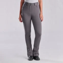 Piper Knit High-Rise Boot Cut Breeches By SmartPak - Knee Patch 14 Piper Knit High-Rise Boot Cut Breeches By SmartPak - Knee Patch -Ovatio Horse Shop 33427 charcoal 7753