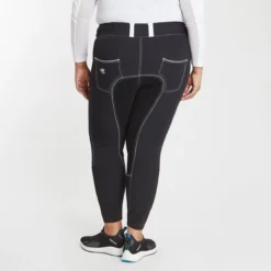 Piper Evolution Mid-rise Breeches By SmartPak - Full Seat -Ovatio Horse Shop 33428 blackwhite 1730