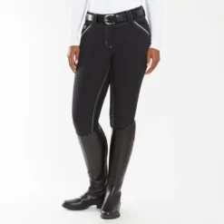 Piper Evolution Mid-rise Breeches By SmartPak - Full Seat -Ovatio Horse Shop 33428 blackwhite 18823