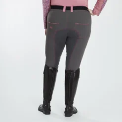 Piper Evolution Mid-rise Breeches By SmartPak - Full Seat -Ovatio Horse Shop 33428 charcoallightrosewood 2104