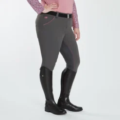 Piper Evolution Mid-rise Breeches By SmartPak - Full Seat -Ovatio Horse Shop 33428 charcoallightrosewood 2117