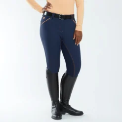 Piper Evolution Mid-rise Breeches By SmartPak - Full Seat - Clearance! -Ovatio Horse Shop 33428 navymelon 18889
