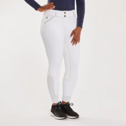 Piper Evolution Mid-rise Breeches By SmartPak - Full Seat -Ovatio Horse Shop 33428 whitelightgrey 8423