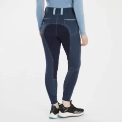 Piper Evolution High-Rise Breeches By SmartPak - Full Seat -Ovatio Horse Shop 33429 darkridgebluelight 8018