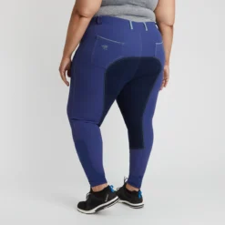 Piper Evolution High-Rise Breeches By SmartPak - Full Seat - Clearance! -Ovatio Horse Shop 33429 sapphireaquamarine 4