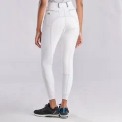 Piper Evolution High-Rise Breeches By SmartPak - Full Seat -Ovatio Horse Shop 33429 white light grey 8148