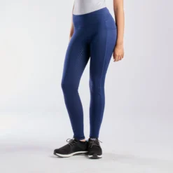 Piper Mid-Weight Tights By SmartPak - Full Seat -Ovatio Horse Shop 33432 navy 6131