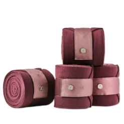 SmartPak Luxe Collection Polo Wraps - Clearance! -Ovatio Horse Shop 33486 plum 15824