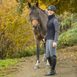 Kerrits Transition Stretch Fleece Vest -Ovatio Horse Shop 33531 black l1