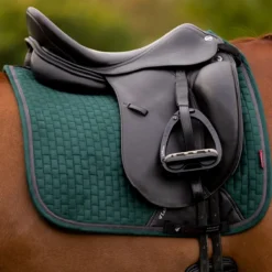 LeMieux Luxury Suede Dressage Pad -Ovatio Horse Shop 33640 spruce 1