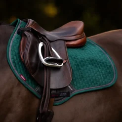 LeMieux Luxury Suede Close Contact Saddle Pad -Ovatio Horse Shop 33641 spruce 1