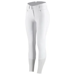 Horze Angelina Silicone Full Seat Breeches -Ovatio Horse Shop 33704 white front