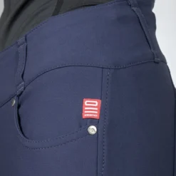 Back On Track Julia Knee Patch Breeches 22 Back On Track Julia Knee Patch Breeches -Ovatio Horse Shop 33782 navy dt 1
