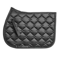 SmartPak Luxe Collection AP Saddle Pad - Embossed - Clearance! -Ovatio Horse Shop 33828 blackembossed 1