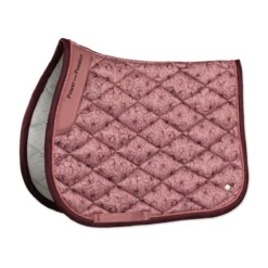 SmartPak Luxe Collection AP Saddle Pad - Embossed - Clearance! -Ovatio Horse Shop 33828 plumfloral 2