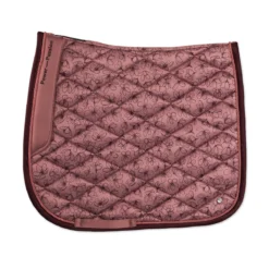 SmartPak Luxe Collection Dressage Saddle Pad - Embossed - Clearance! -Ovatio Horse Shop 33829 plumfloral 1
