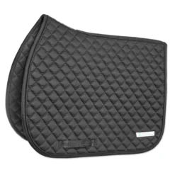 SmartPak Deluxe Organic Cotton Medium Diamond AP Saddle Pad -Ovatio Horse Shop 33835 black 2