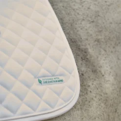 SmartPak Deluxe Organic Cotton Medium Diamond AP Saddle Pad -Ovatio Horse Shop 33836 white 7450 1