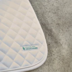 SmartPak Deluxe Organic Cotton Medium Diamond Dressage Saddle Pad -Ovatio Horse Shop 33836 white 7450