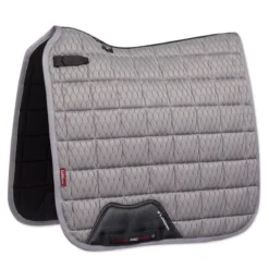 LeMieux Carbon Mesh Air Dressage Saddle Pad -Ovatio Horse Shop 33838 grey