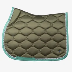 PS Of Sweden Signature Jump Saddle Pad -Ovatio Horse Shop 33884 olive 1