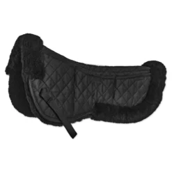 SmartPak Shimmable Sheepskin Half Pad -Ovatio Horse Shop 33906 black 2