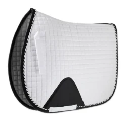 SmartPak Deluxe AP Saddle Pad With Mesh Spine And COOLMAX&reg; -Ovatio Horse Shop 33912 white 2