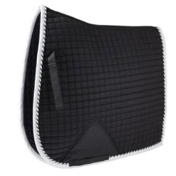 SmartPak Deluxe Dressage Saddle Pad With Mesh Spine And COOLMAX&reg; -Ovatio Horse Shop 33913 black 2