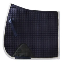 SmartPak Deluxe Dressage Saddle Pad With Mesh Spine And COOLMAX&reg; -Ovatio Horse Shop 33913 navy 1