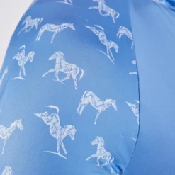 Piper SmartCore&trade; Block Print Short Sleeve ¼ Zip Sun Shirt -Ovatio Horse Shop 33995 runninghorses 1689