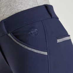 Hadley Bling Breeches By SmartPak- Knee Patch -Ovatio Horse Shop 34029 navy 5