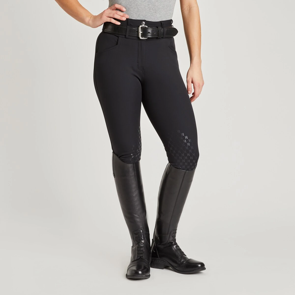 Hadley Curvy Fit Grip Breeches By SmartPak- Knee Patch 5 Hadley Curvy Fit Grip Breeches By SmartPak- Knee Patch - Image 5