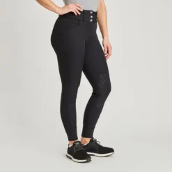 Hadley Curvy Fit Grip Breeches By SmartPak- Knee Patch 25 Hadley Curvy Fit Grip Breeches By SmartPak- Knee Patch -Ovatio Horse Shop 34030 black 2