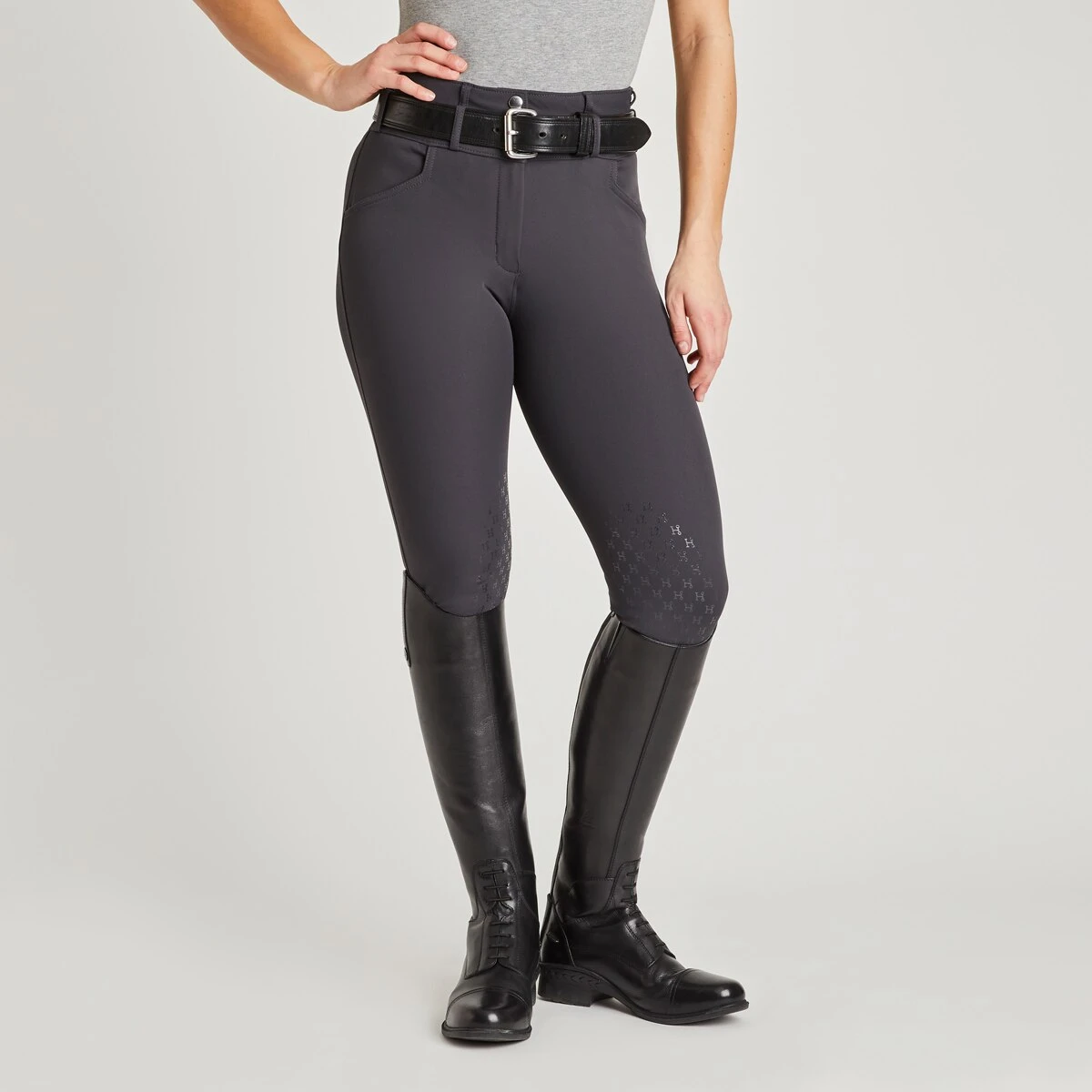 Hadley Curvy Fit Grip Breeches By SmartPak- Knee Patch 18 Hadley Curvy Fit Grip Breeches By SmartPak- Knee Patch - Image 18