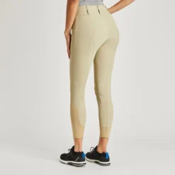 Hadley Curvy Fit Grip Breeches By SmartPak- Knee Patch 31 Hadley Curvy Fit Grip Breeches By SmartPak- Knee Patch -Ovatio Horse Shop 34030 tan 4