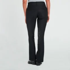 Piper Fusion Boot Cut Breech By SmartPak- Knee Patch -Ovatio Horse Shop 34032 black 4