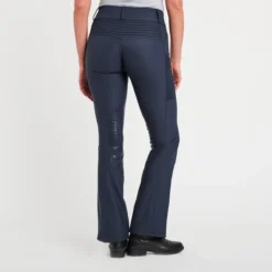 Piper Fusion Boot Cut Breech By SmartPak- Knee Patch -Ovatio Horse Shop 34032 navy 4