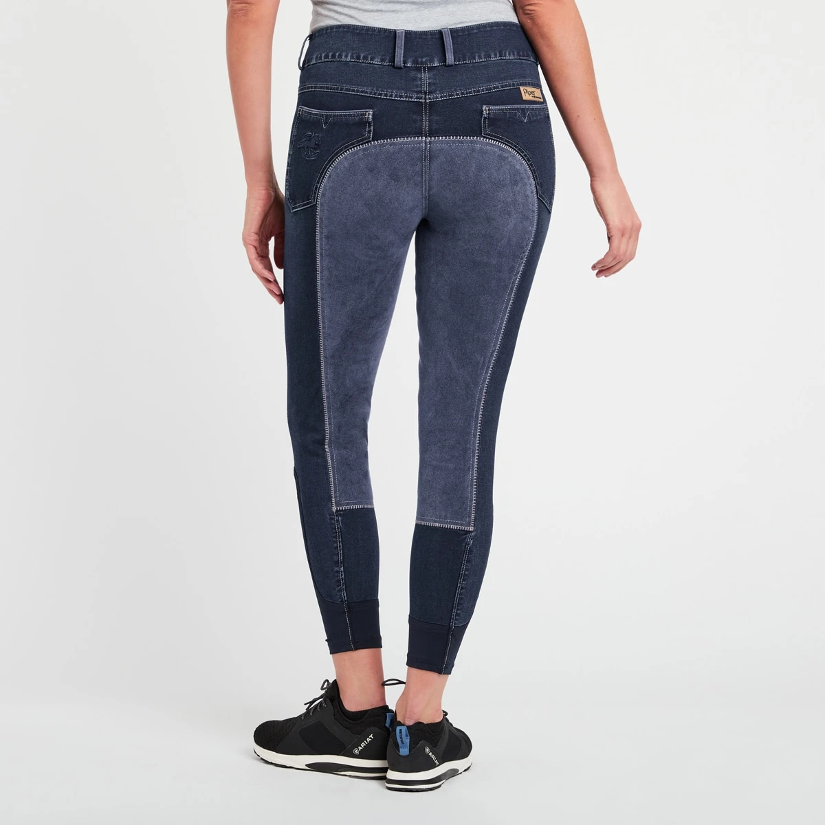Piper Stretch Denim Breeches By SmartPak- Full Seat 4 Piper Stretch Denim Breeches By SmartPak- Full Seat - Image 4