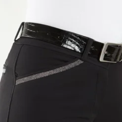 Hadley Bling Breeches By SmartPak- Knee Patch -Ovatio Horse Shop 34035 black 16938