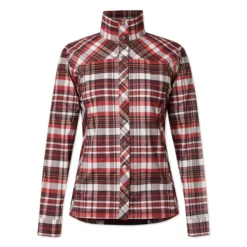 Kerrits Triple Chill Sun Shirt -Ovatio Horse Shop 34053 sangriaplaid 1
