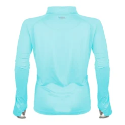 Mobile Cooling Drirelease 1/4 Zip Long Sleeve Sun Shirt -Ovatio Horse Shop 34121 skyblue back